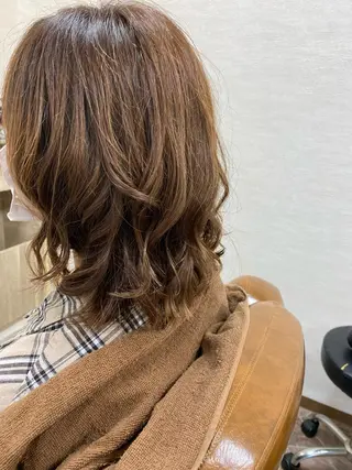 ミディアム パーマ 後藤 征信のヘアスタイル