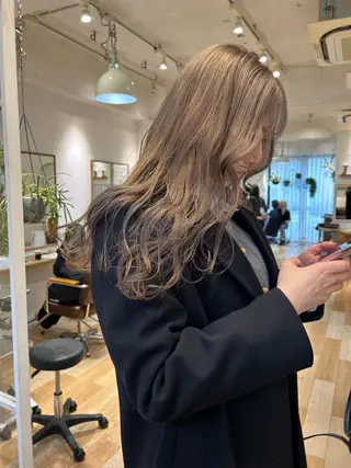 ロング カラー じゅわっと暖色カラー 🍊Moemiのヘアスタイル