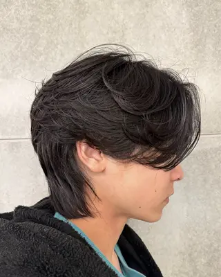 ミディアム パーマ メンズ 瀧野 翔吾【メンズ特化】のヘアスタイル