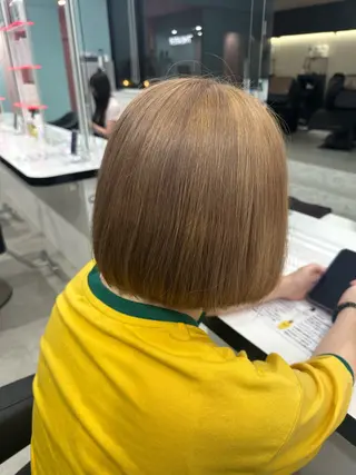 ショート カラー 大人っぽ韓国ヘア🤍 yuma🐈‍⬛のヘアスタイル