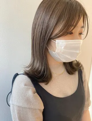 ミディアム カラー 西山梨々【5/1〜 復帰致します🌼】のヘアスタイル