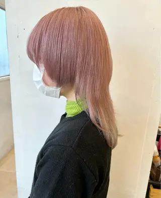 ミディアム ゆうき あすかのヘアスタイル