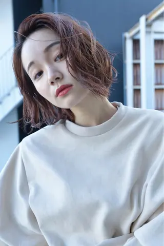 ミディアム 大久保寿高✨ なりたい色を叶える✨のヘアスタイル