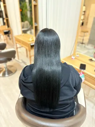 ロング 🪐韓国／暗髪カラー ／ ｓａｋｕｒａ☽⋰のヘアスタイル