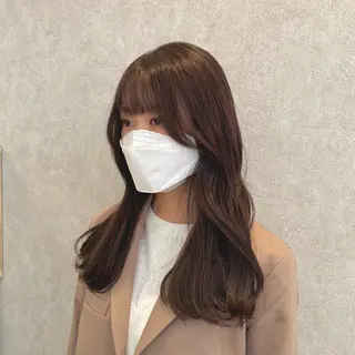 ロング カラー ヘアアレンジ REONA🪽✨薬院 レイヤーカット🫧のヘアスタイル