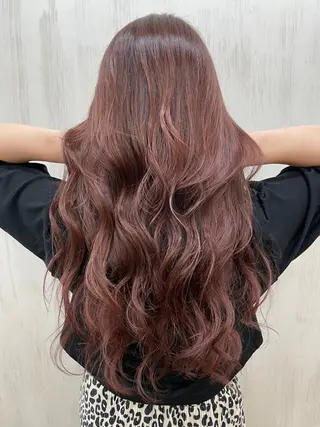 ロング カラー SOURCE堺東🫧 ヘアケア/艶カラーのヘアスタイル