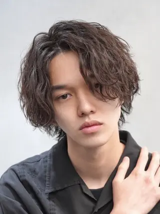 パーマ メンズ fifth天神 パーマ特化/石橋航海のヘアスタイル