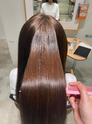 ロング 髪質改善/カラー/ カット/富岡佑麻のヘアスタイル