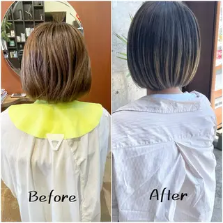 ショート カラー 日高 香織のヘアスタイル