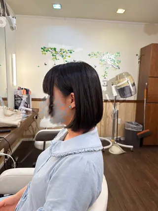 ミディアム 濱野 黎士のヘアスタイル