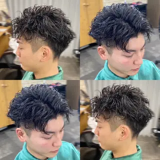 ショート パーマ メンズ 👑錦糸町/毛流れ パーマ特化/NORIのヘアスタイル