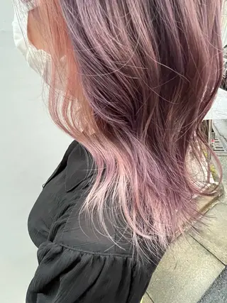 ロング カラー ツヤカラー🫧Sae ネイルモデル募集中のヘアスタイル
