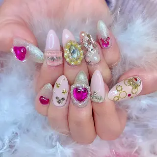ネイル 3Dアートネイル💗 都築レナのネイルデザイン