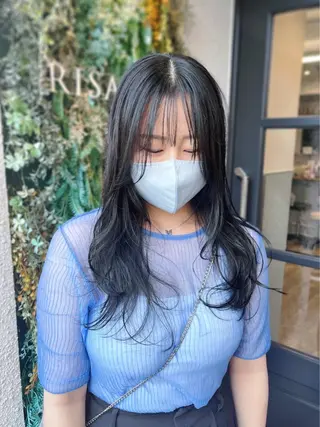 ロング 🪽ナチュラルヘア＊ 大下唯奈🪽🫧のヘアスタイル