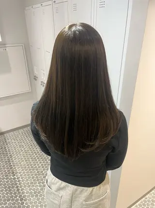 ロング 大宮レイヤーカット× 透明感カラー　rioのヘアスタイル