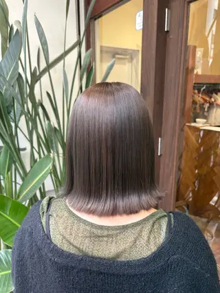 ミディアム カラー 髙木 優人のヘアスタイル