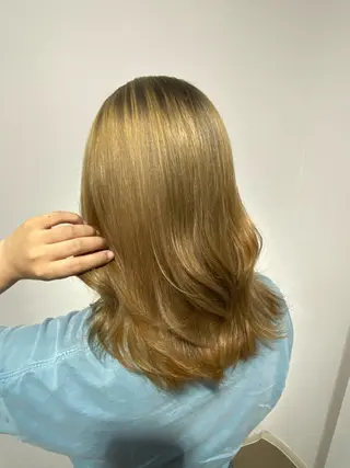 セミロング カラー 【ioe 岡本】 🎀NOKO🎀のヘアスタイル