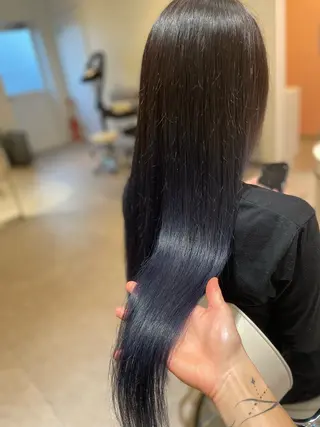 ロング 中司 優樹のヘアスタイル