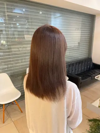 セミロング カラー すずな【レディース カットモデル募集中】のヘアスタイル