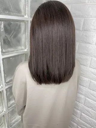 ミディアム カラー 美容師歴18年 ALBA 齊藤のヘアスタイル