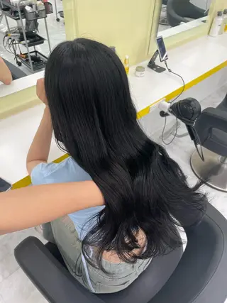 ロング カラー 🦋色落ち綺麗カラー メンズYUZU🦋‪のヘアスタイル