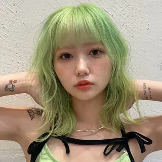 ミディアム カラー ☆ AYA/DEANのヘアスタイル