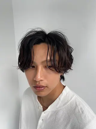 メンズ 心斎橋/縮毛矯正 髪質改善/カラーのヘアスタイル