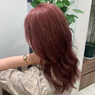 セミロング カラー ヘアアレンジ 小白井 由美のヘアスタイル