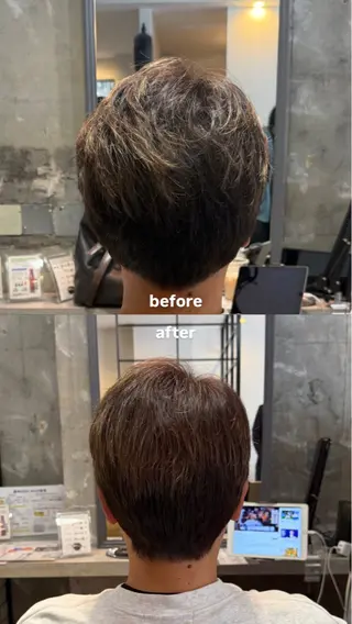 ショート パーマ メンズ メンズ専門 Ryukiのヘアスタイル