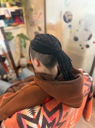 ミディアム ヘアアレンジ メンズ scamp⭐️ さくらのヘアスタイル