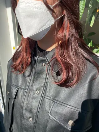 ミディアム わかばやし ゆうこのヘアスタイル