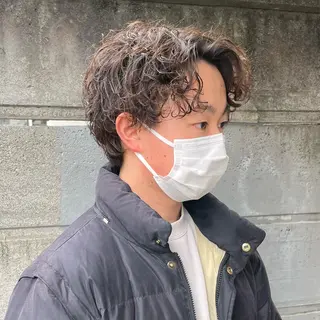 パーマ メンズ 🔥メンズショート 職人🔥大澤龍也のヘアスタイル