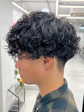 ショート パーマ メンズ メンズパーマ職人 加藤 弘貴のヘアスタイル