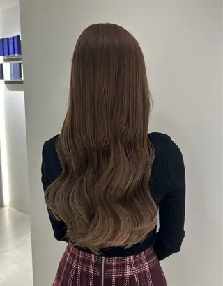 ロング カラー ヘアアレンジ 飯田橋No.1髪質 改善縮毛矯正/ユキナのヘアスタイル