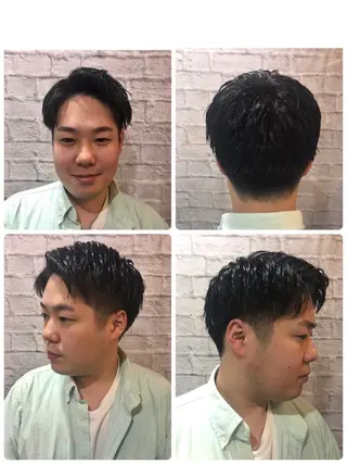 ショート メンズ 💈メンズ無料カット 💈河邊和也のヘアスタイル