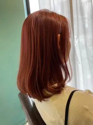 ミディアム 末石 智のヘアスタイル