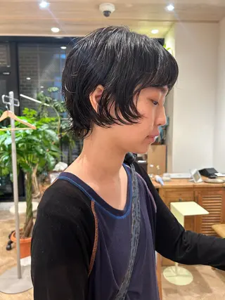ショート ボブ・レイヤー ・パーマ【iri】のヘアスタイル
