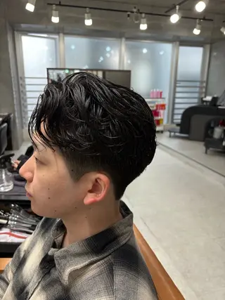 パーマ メンズ メンズパーマ特化 園田　楓莉のヘアスタイル