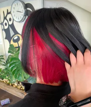 ショート カラー 元地雷系美容師🫶 RYUSEI🐈⬛のヘアスタイル