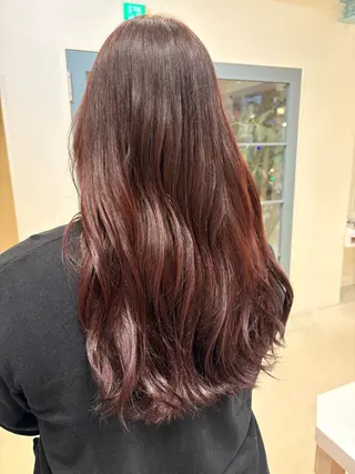 ロング カラー つちだ ゆうひ / 暗髪カラー⟡.·のヘアスタイル