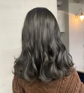 ロング カラー 新宿/韓国ヘア/ 髪質改善ストレートのヘアスタイル