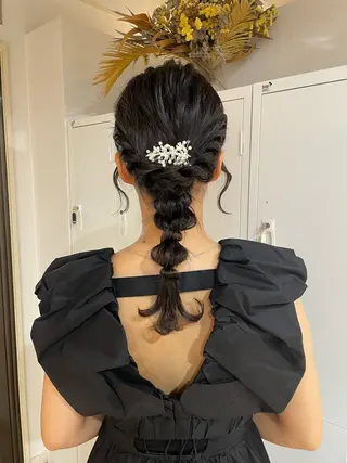 セミロング Zina京都河原町店所属・透明感ベージュカラー yumekaのヘアスタイル