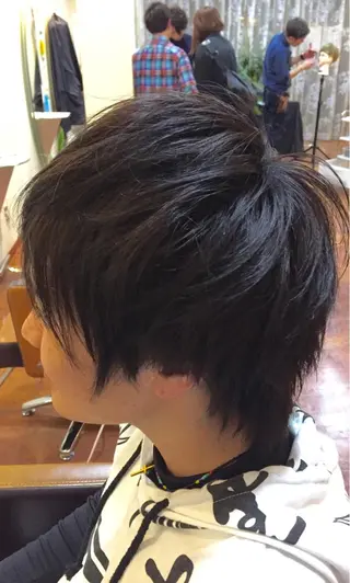 ショート カラー メンズ 髪質改善・縮毛矯正/ 下村陽平のヘアスタイル