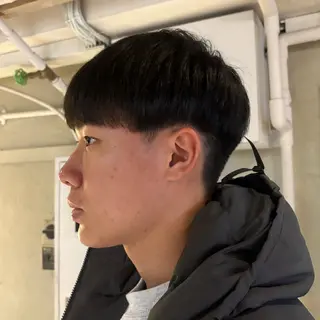 ショート メンズ 🫧ハイトーン×艶 カラー🫧 Rionのヘアスタイル