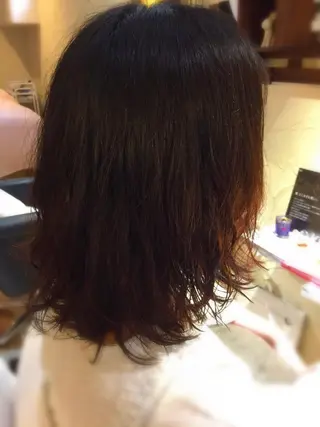 セミロング パーマ 🌈20年目突入🎉 山口のヘアスタイル