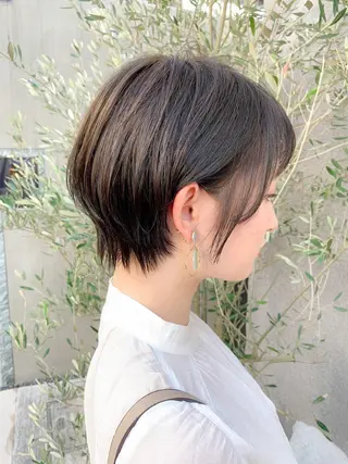 ショート カラー 大人かわいい💍🤍 ボブ/ショートボブのヘアスタイル