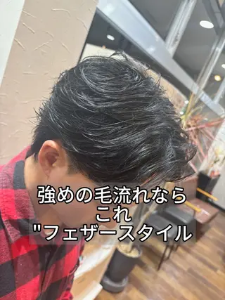 ショート メンズ 朝セット楽！指名多数 メンズ特化/黒部由徒のヘアスタイル