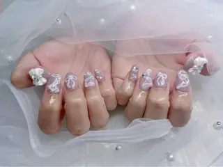 ネイル パーツ全部¥110 サロンミミのネイルデザイン