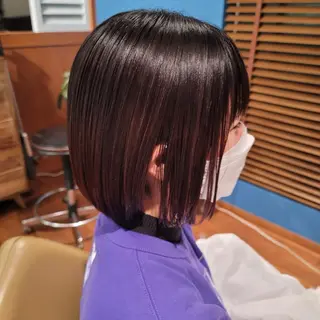 ミディアム カラー ツヤ髪専門美容師✨️ ナカノユウキのヘアスタイル