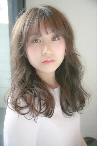 ロング 髪質改善縮毛矯正 専門店のヘアスタイル